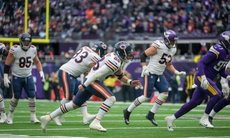 chicago bears vs minnesota vikings match player stats