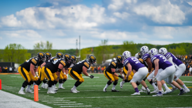 Iowa Hawkeyes Football vs Northwestern Wildcats Football Match Player Stats