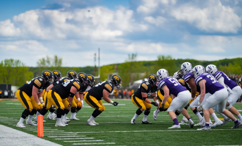 Iowa Hawkeyes Football vs Northwestern Wildcats Football Match Player Stats