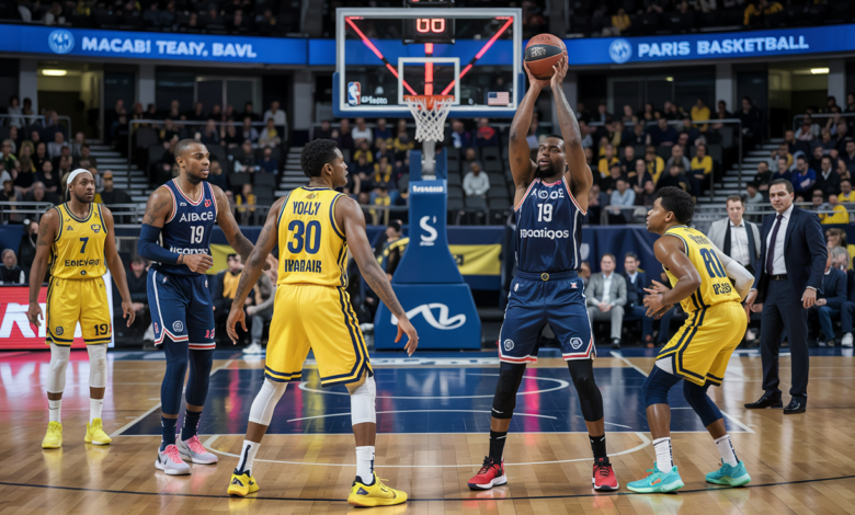 Maccabi Tel Aviv B.C. vs Paris Basketball Match Player Stats