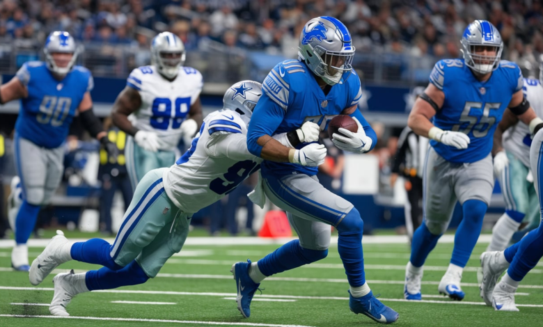 Detroit Lions vs Dallas Cowboys Match Player Stats