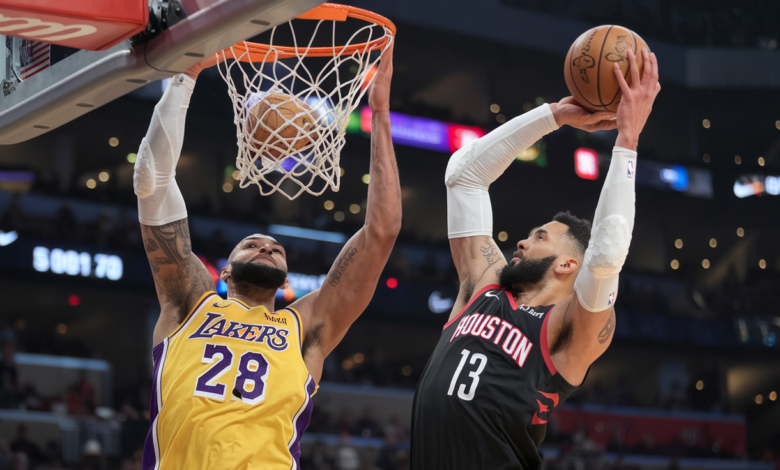 Lakers vs Houston Rockets Match Player Stats