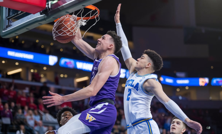 Washington Basketball vs UCLA Bruins Men's Basketball Match Player Stats
