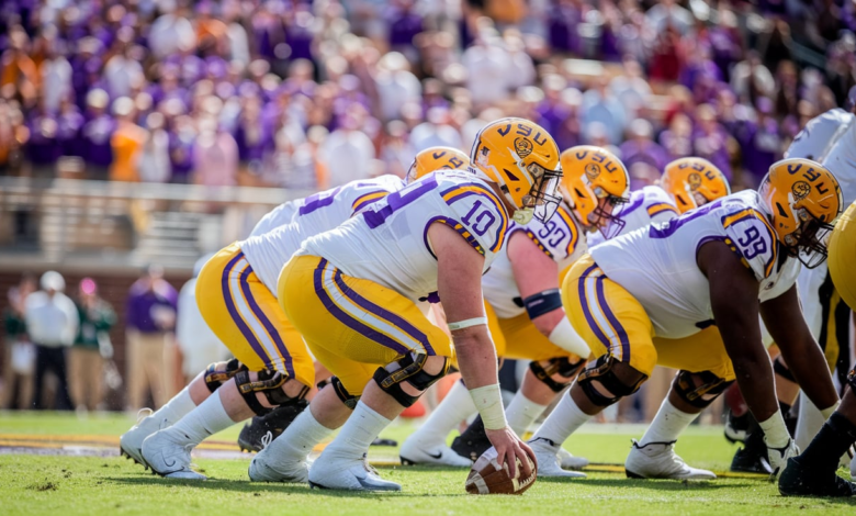 LSU Tigers Football vs South Alabama Football Match Player Stats