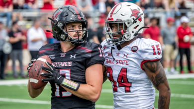 NIU Football vs Ball State Football Match Player Stats