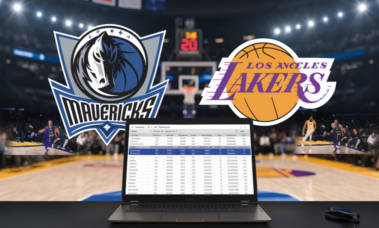 Dallas Mavericks vs Lakers Match Player Stats